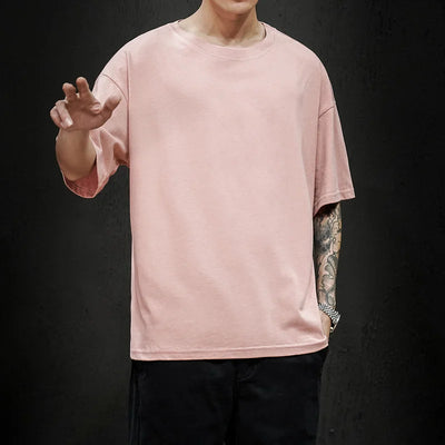 RELAXED COTTON CREWNECK TEE