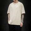RELAXED COTTON CREWNECK TEE