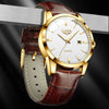 LIGE MOONPHASE LEATHER DRESS WATCH