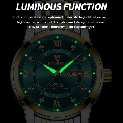LUXURY STAINLESS STEEL CHRONOGRAPH