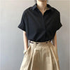 RELAXED SHORT-SLEEVE BUTTON SHIRT