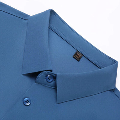 SHORT-SLEEVE MINIMAL BROADCLOTH SHIRT