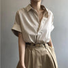 RELAXED SHORT-SLEEVE BUTTON SHIRT