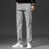 COTTON-STRETCH STRAIGHT TROUSERS