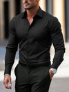 LONG-SLEEVE MINIMAL BROADCLOTH SHIRT