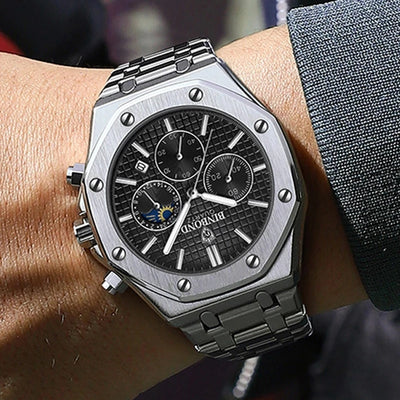 BINBOND LUXURY CHRONOGRAPH WATCH