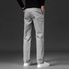 COTTON-STRETCH STRAIGHT TROUSERS