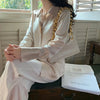 FLARE SLEEVE CHIFFON SHIRT