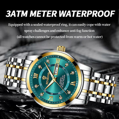 LUXURY STAINLESS STEEL CHRONOGRAPH