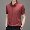 SHORT-SLEEVE MINIMAL BROADCLOTH SHIRT
