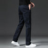 COTTON-STRETCH STRAIGHT TROUSERS
