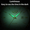 LIGE MOONPHASE LEATHER DRESS WATCH