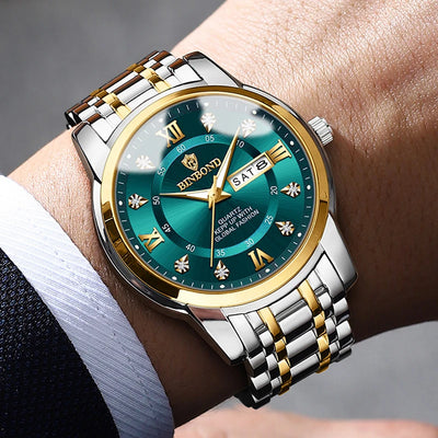 LUXURY STAINLESS STEEL CHRONOGRAPH