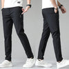 SLIM-FIT LIGHTWEIGHT TROUSERS