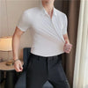 SHORT-SLEEVE MINIMAL BROADCLOTH SHIRT