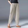 HIGH-WAIST ANKLE-LENGTH HAREM PANTS
