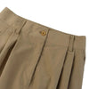 HIGH-WAIST WIDE-LEG COTTON TROUSERS